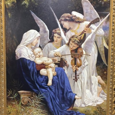 Копия картины Бугро "Песнь Ангелов" фото