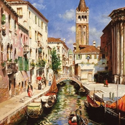 "Венецианский канал" копия картины Рубенса Санторо фото