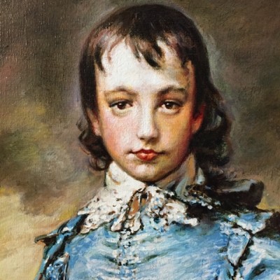 Копия картины "Мальчик в голубом" Томас Гейнсборо фото
