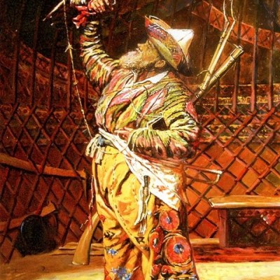 Копия Верещагин "Киргизский охотник с соколом" фото