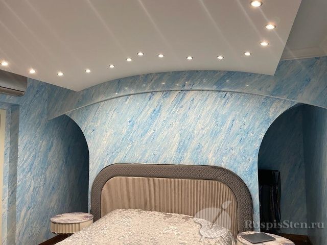 Декоративная краска для стен с эффектом песка